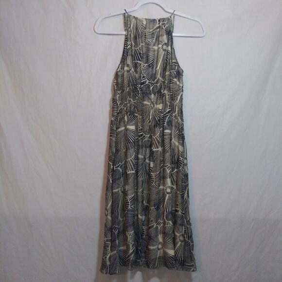Walter Silk Elegant Floral Print Tank Dress Tropical Vacation Size M - Picture 8 of 9